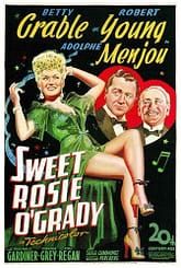 Sweet Rosie O'Grady (1943) starring Betty Grable, Robert Young, Adolphe Menjou, Reginald Gardiner