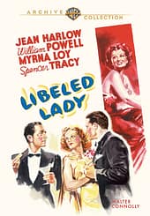 Libeled Lady (1936) starring Spencer Tracy, Myrna Loy, William Powell, Jean Harlow