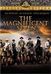 The Magnificent Seven (1960) starring Yul Brynner, Steve McQueen, Charles Bronson, Robert Vaughn, James Coburn