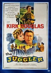 The Juggler (1953) starring Kirk Douglas, Milly Vitale, Joseph Walsh