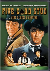 Five Card Stud (1968) starring Dean Martin, Robert Mitchum