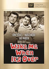 Wake Me When It's Over (1960) starring Dick Shawn, Ernie Kovacs, Jack Warden, Margo Moore, directed by Mervyn LeRoy