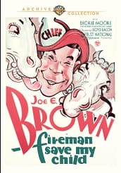 Fireman Save My Child (1932) starring Joe E. Brown, Evalyn Knapp, Lilian Bond, Guy Kibbee