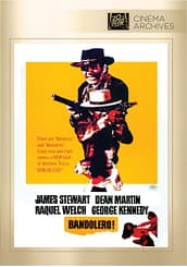 Bandolero! starring Jimmy Stewart, Dean Martin, Raquel Welch, George Kennedy