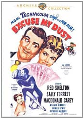 Excuse My Dust (1951) starring Red Skelton, Sally Forrest, MacDonald Carey, William Demarest