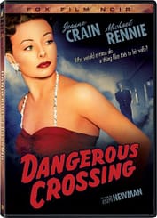 Dangerous Crossing, starring Jeanne Craine, Carl Betz, Michael Rennie