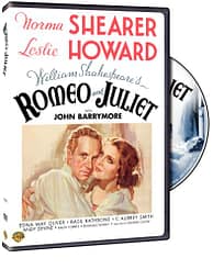 Romeo and Juliet, starring Norma Shearer, Leslie Howard, Basil Rathbone, Edna May Oliver, John Barrymore