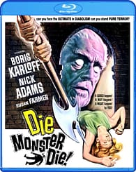 Die, Monster, Die (1965) starring Nick Adams, Suzan Farmer, Boris Karloff, Freda Jackson