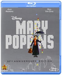 Mary Poppins, starring Julie Andrews, Dick van Dyke, David Tomlinson, Glynis Johns, Ed Wynn