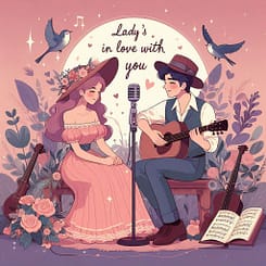 Song lyrics to The Lady's in Love With You, music by Burton Lane, lyrics by Frank Loesser, performed by Bob Hope and Shirley Ross in Some Like It Hot