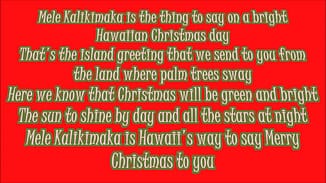 Mele Kalikimaka (Merry Christmas) Lyrics