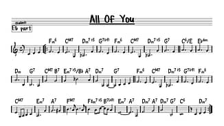 Song lyrics to All of You (1954) written by Cole Porter. It was written for the Broadway musical Silk Stockings and featured in the film version as well.