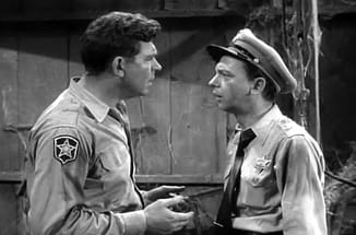 Barney Gets His Man - The Andy Griffith Show season 1 - "What's wrong?" "I swallowed my gum."