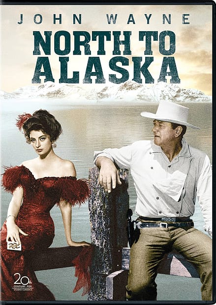 North to Alaska, starring John Wayne, Farley Granger, Capucine, Fabian, Ernie Kovacs