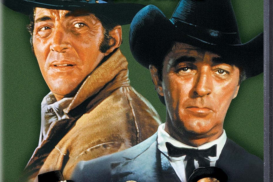 Five Card Stud (1968) starring Dean Martin, Robert Mitchum