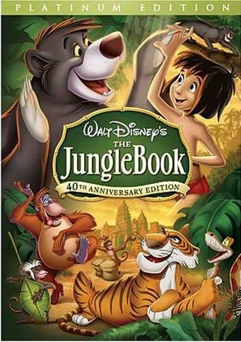 Walt Disneyâs classic animated movie, âThe Jungle Bookâ, based on the stories by Rudyard Kipling, featuring the adventures of Mowgli, an orphan boy raised by wolves, who has to be taken to the human village to protect the wolf pack from the wrath of Shere Khan, the tiger - a wonderful classic, featuring the voice talents of Phil Harris and Sebastian Cabot, among others.