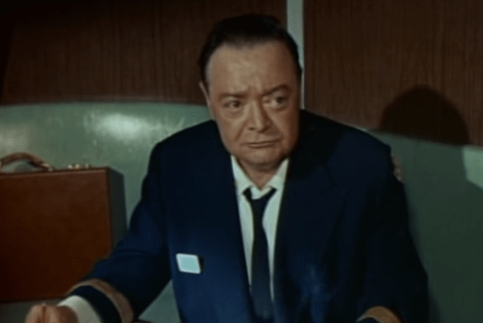 Peter Lorre as the Commodore in Voyage to the Bottom of the Sea