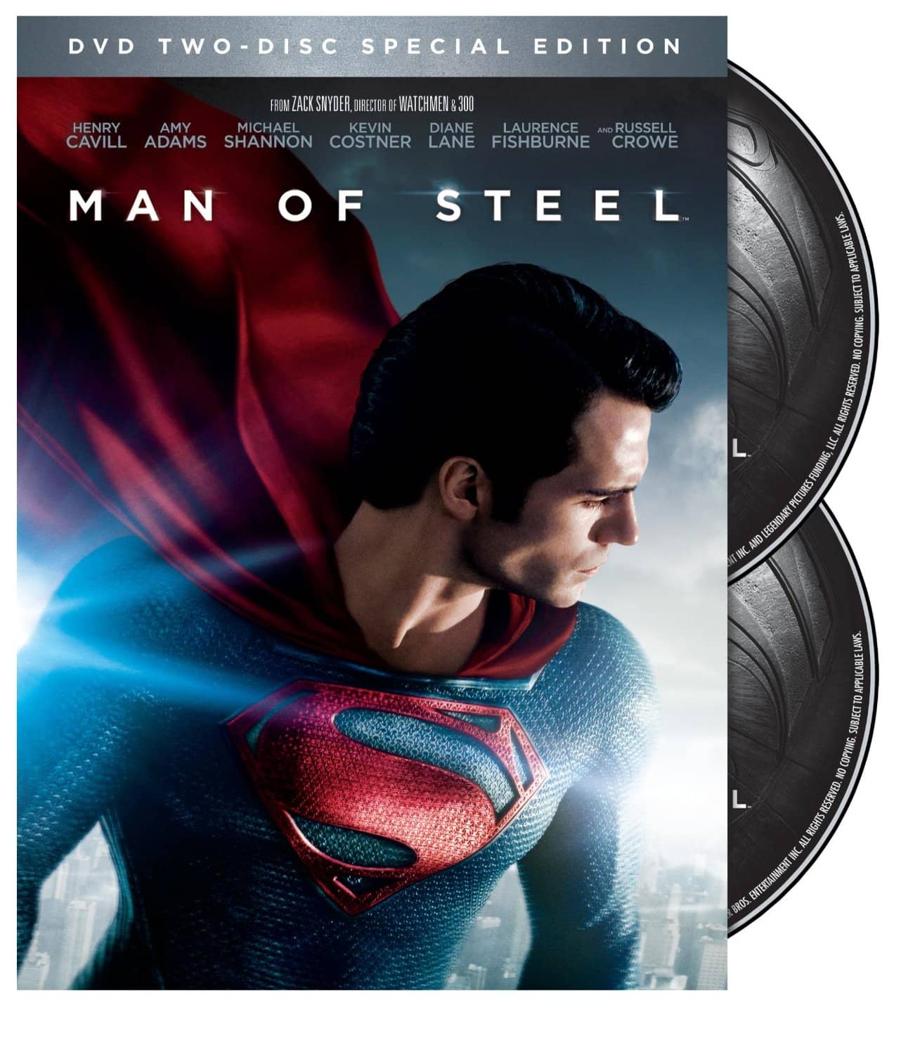 Man of Steel, starring Henry Cavill, Amy Adams, Michael Shannon