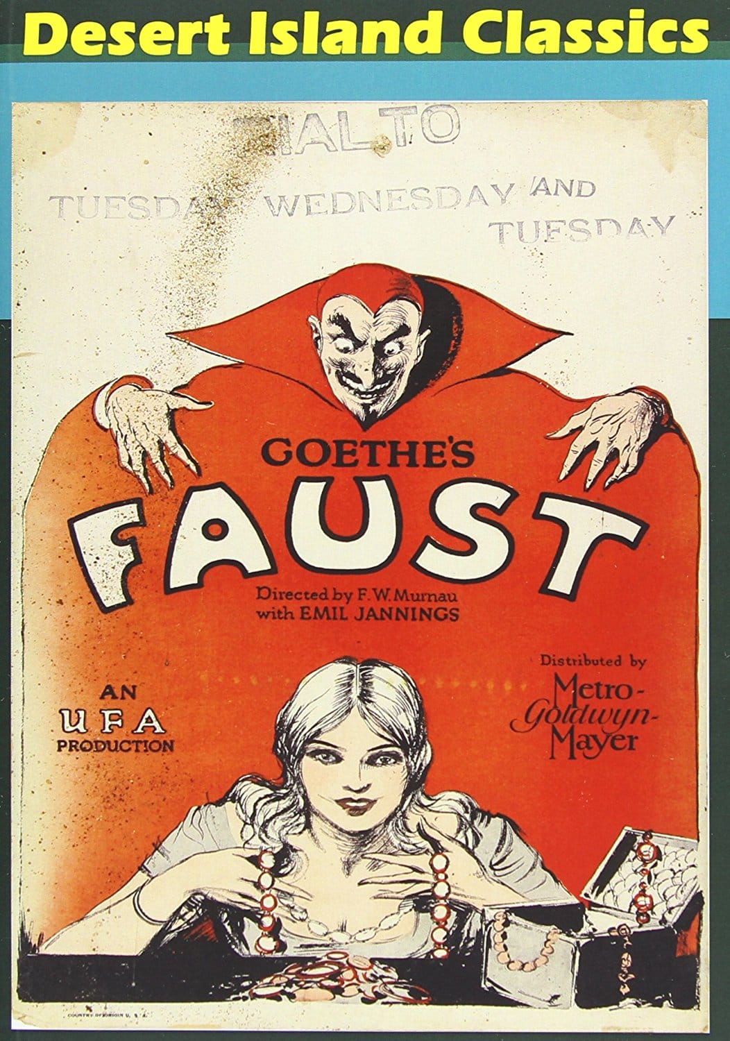 Faust, starring Gösta Ekman, Emil Jannings, F.W. Murnau (Director)