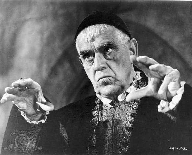 Boris Karloff at his finest as the evil Dr. Scarabus in The Raven