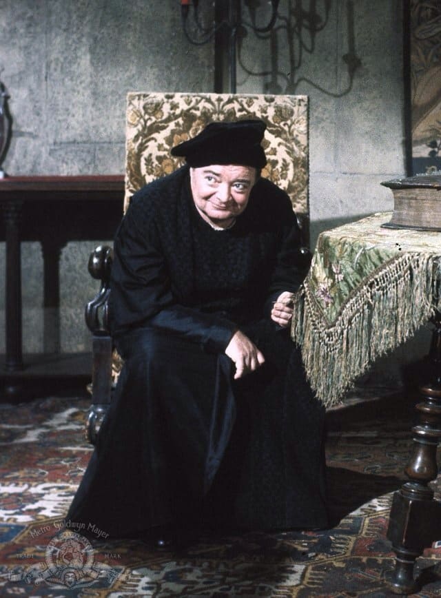 Peter Lorre as the untrustworthy wizard Dr. Adolphus Bedlo in The Raven