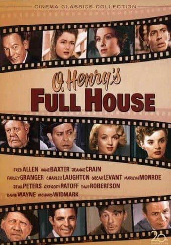 O. Henry's Full House (1952) starring Anne Baxter, Richard Widmark, Farley Granger, Charles Laughton, Marilyn Monroe