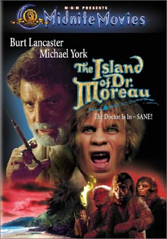 The Island of Dr Moreau (1977) starring Michael York, Burt Lancaster, Nigel Davenport, Barbara Carrera, Richard Basehart