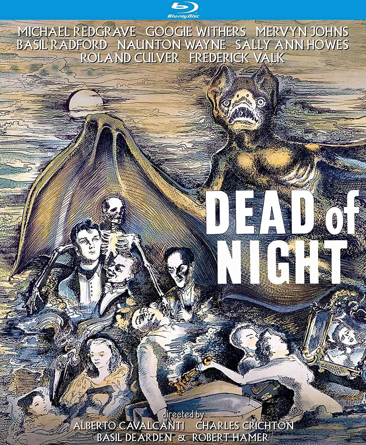 Dead of Night (1945) starring Mervyn Johns, Sally Ann Howes, Michael Redgrave