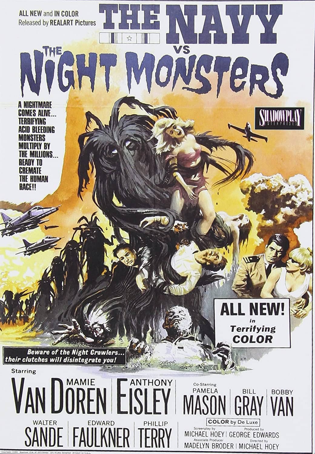 The Navy vs. the Night Monsters (1966) starring Mamie Van Doren, Anthony Eisley