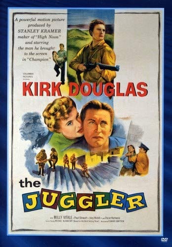 The Juggler (1953) starring Kirk Douglas, Milly Vitale, Joseph Walsh