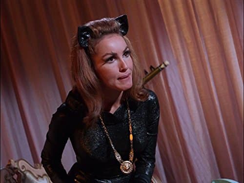 Julie Newmar as Catwoman in "The purr-fect crime" - Batman season 1