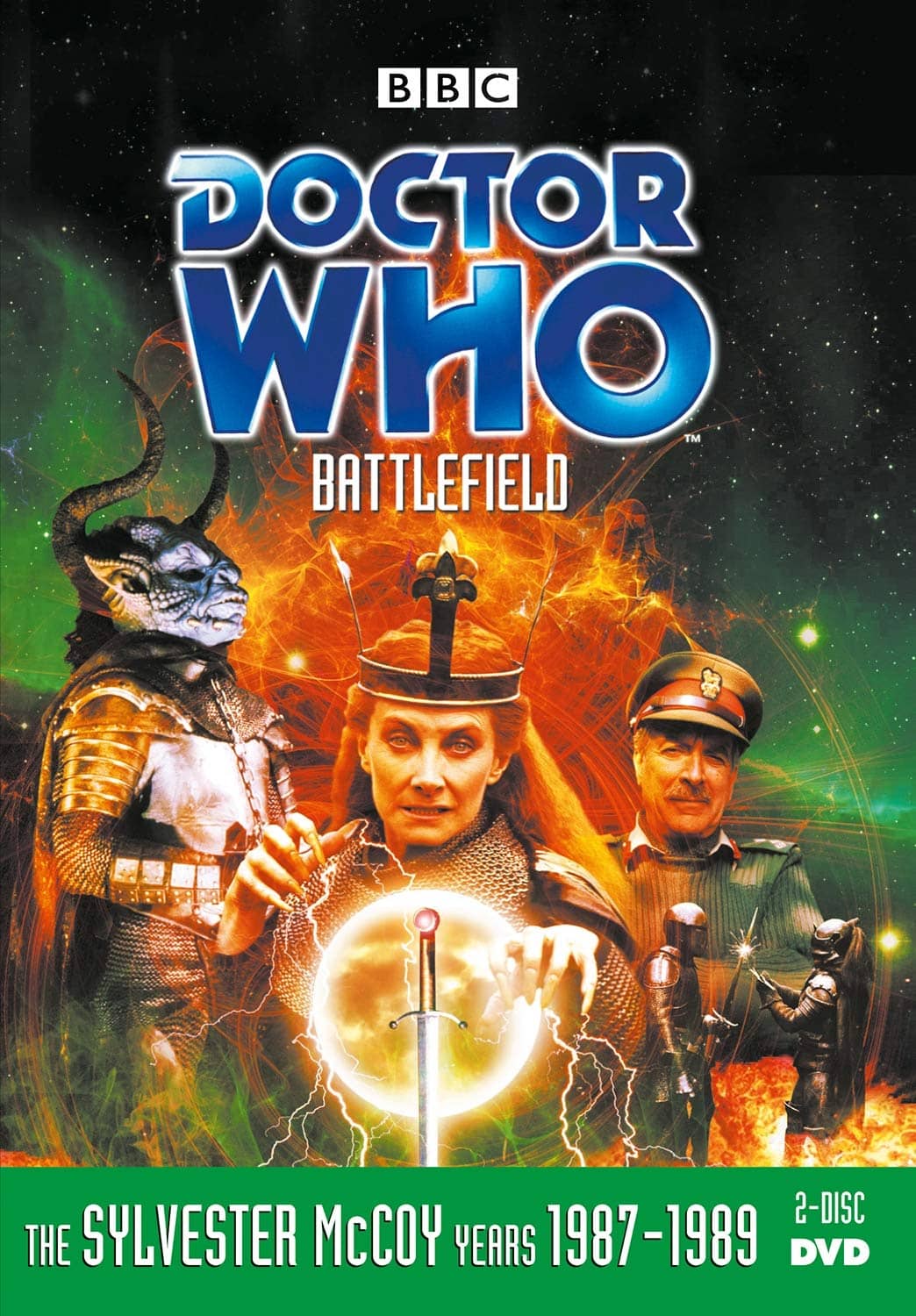 Doctor Who: Battlefield (1989) starring Sylvester McCoy, Sophie Aldred, Nicholas Courtney