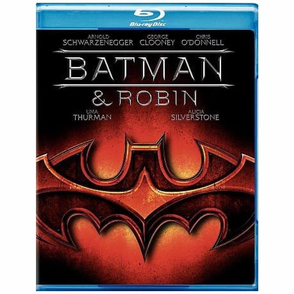 Batman & Robin (1997) starring George Clooney, Arnold Schwarzenegger, Chris O'Donnell, Uma Thurman