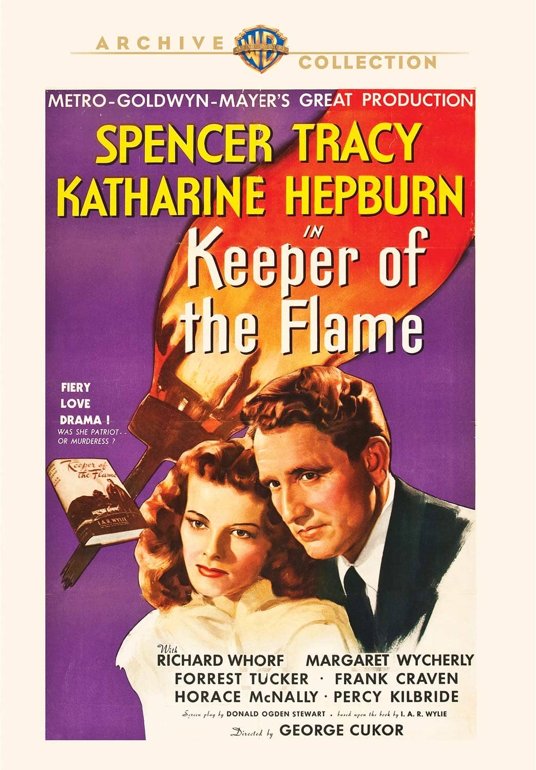 Keeper of the Flame (1942) starring Spencer Tracy, Katherine Hepburn