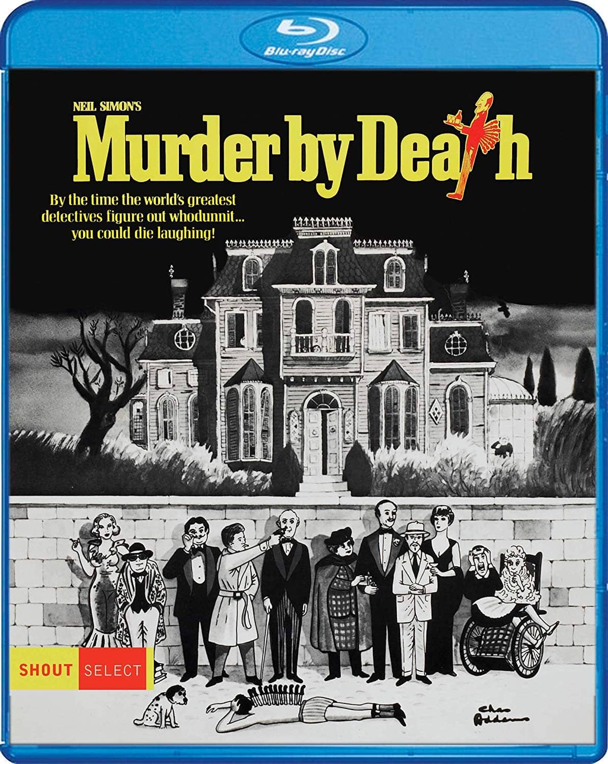 Murder By Death (1976) starring Peter Falk, David Niven, Peter Sellers