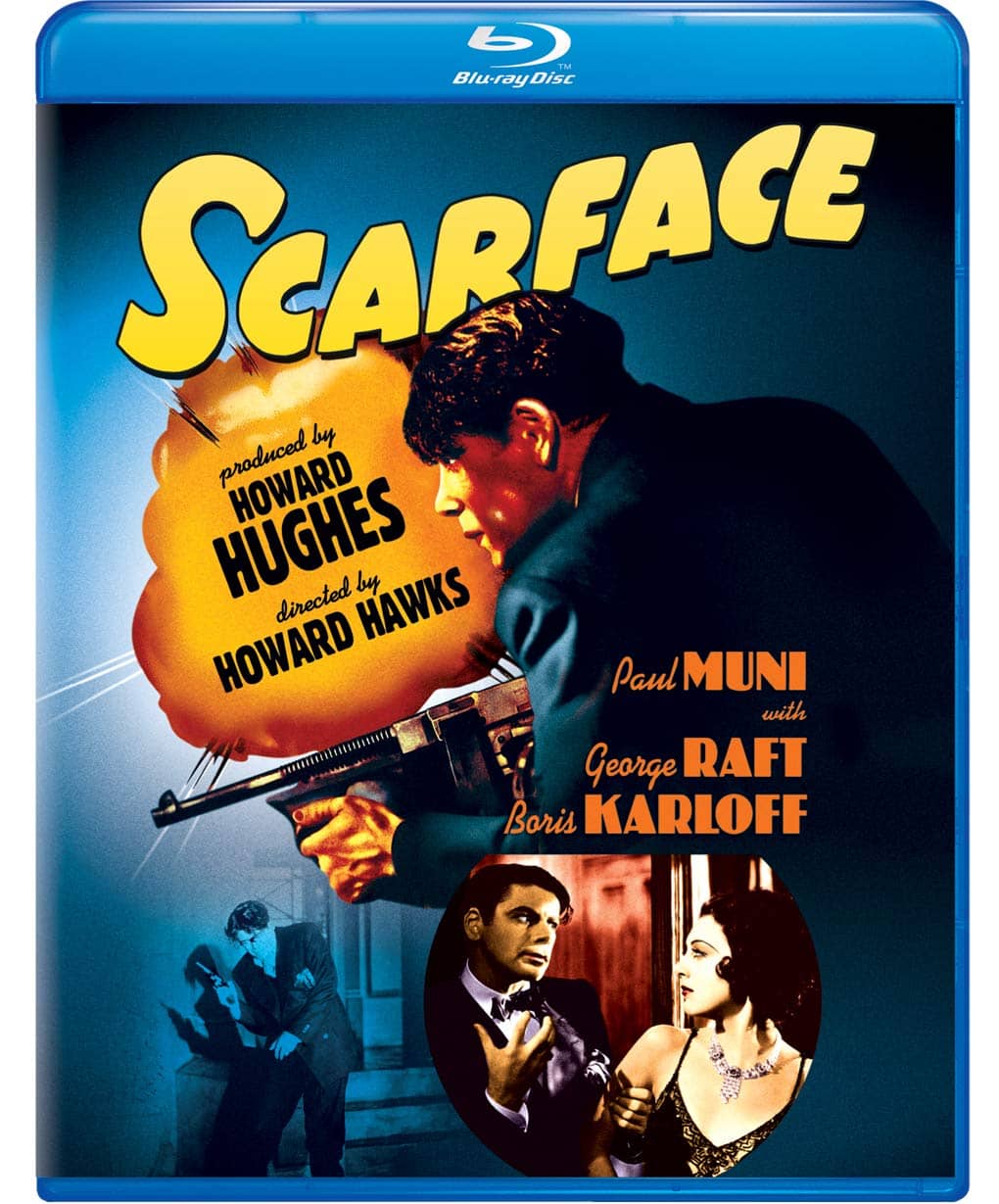 Scarface (1932) starring Paul Muni, Ann Dvorak, George Raft, Boris Karloff