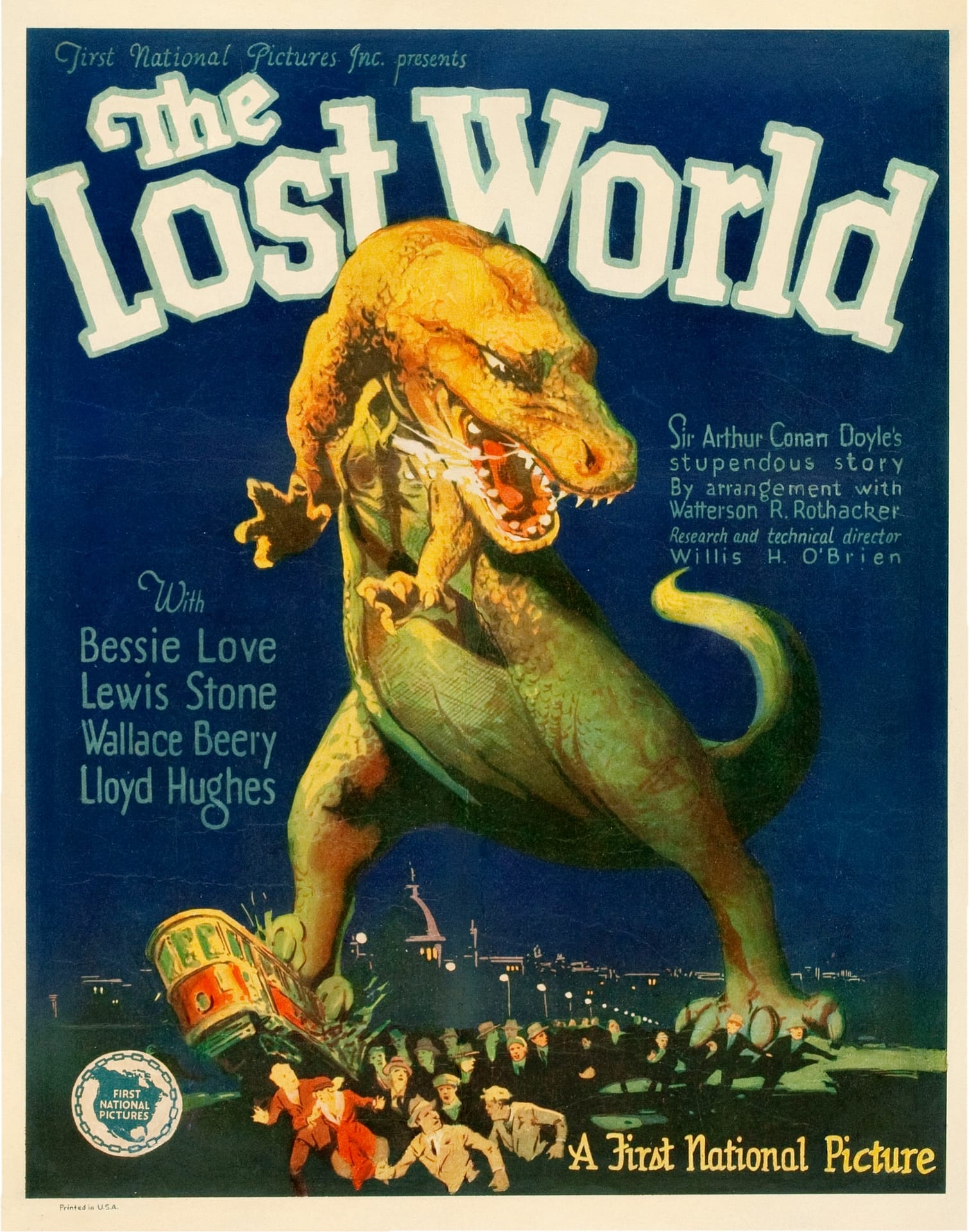 The Lost World 1925 movie poster