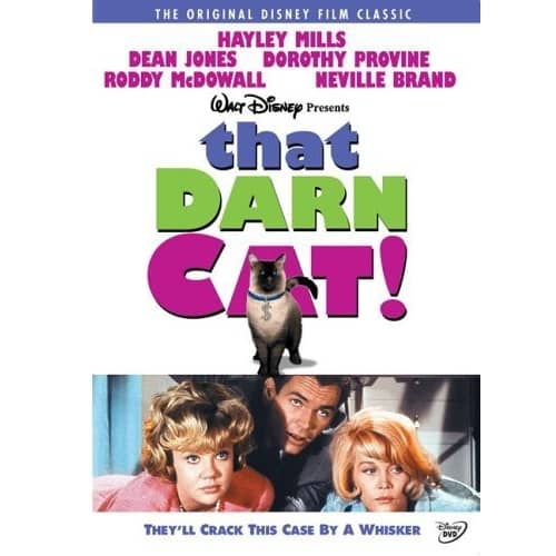 That Darn Cat (1965) starring Dean Jones, Hayley Mills, Dorothy Provine